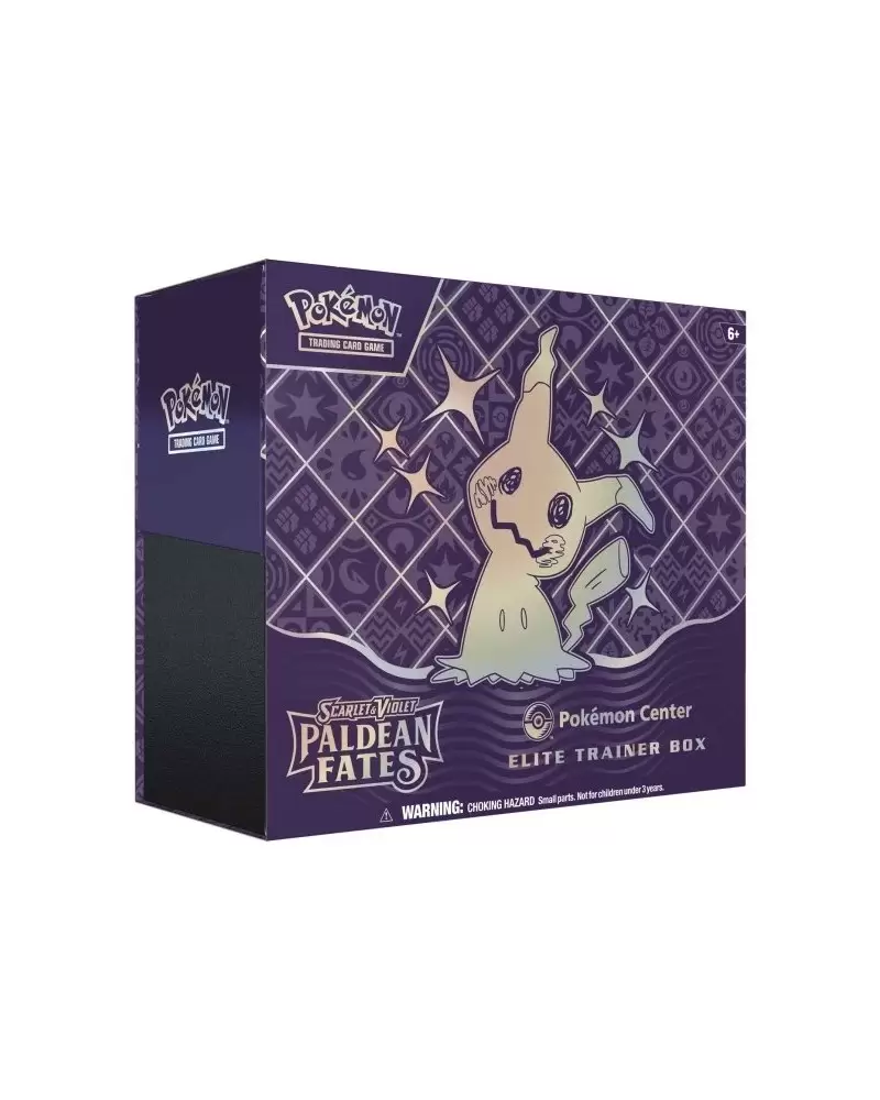 Scarlet & Violet Paldean Fates Pokemon Center Elite Trainer Box - INGLESE -  PRENOTAZIONE